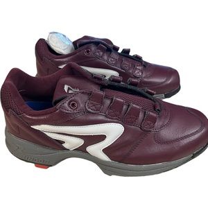 New Ringor Softball Indoor/Turf Cleats with Pitching Toe, Burgundy US Size 12